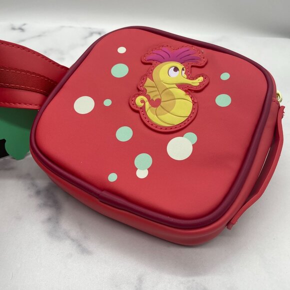 Disney Loungefly The Little Mermaid 35th Anniversary Sebastian Crossbody Bag - Picture 8 of 10